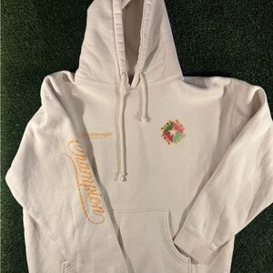 UFC Sugar Sean Champion White Hoodie with Colorful Logo